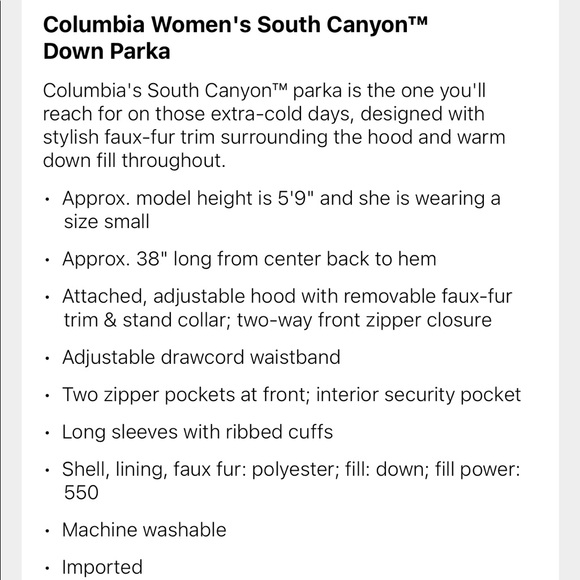 Columbia Down Parka - Picture 7 of 7